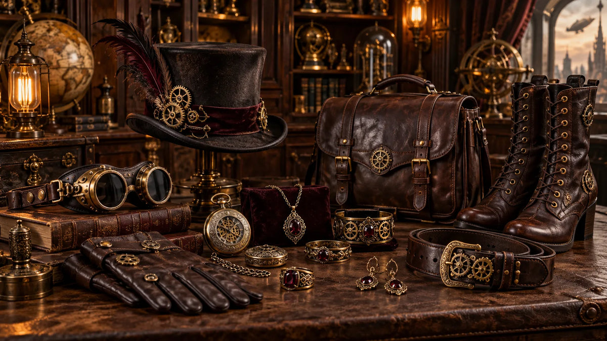 Bannière de la collection Steampunk Accessories – Steampunk Factory
