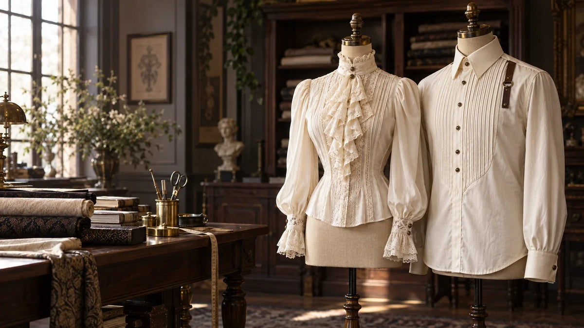 Bannière de la collection Men's Steampunk Shirts – Steampunk Factory