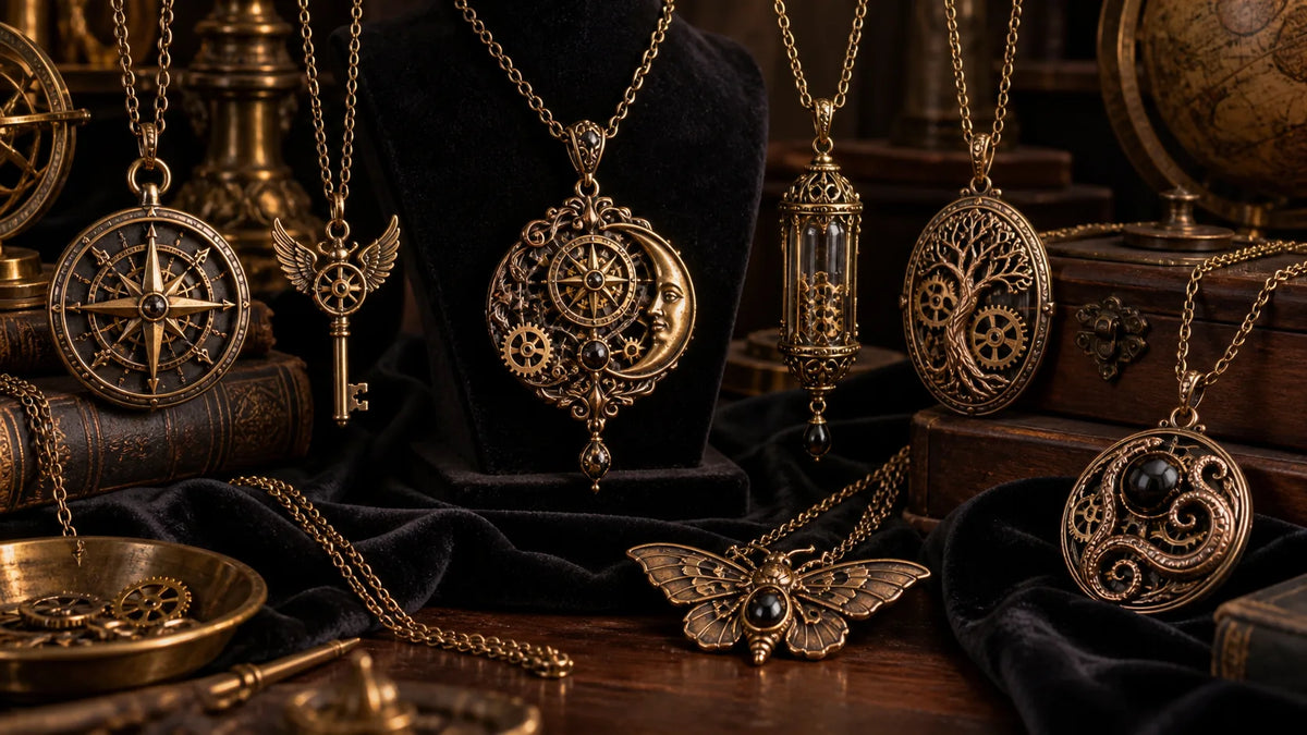 Bannière de la collection Steampunk Necklaces and Pendants – Steampunk Factory