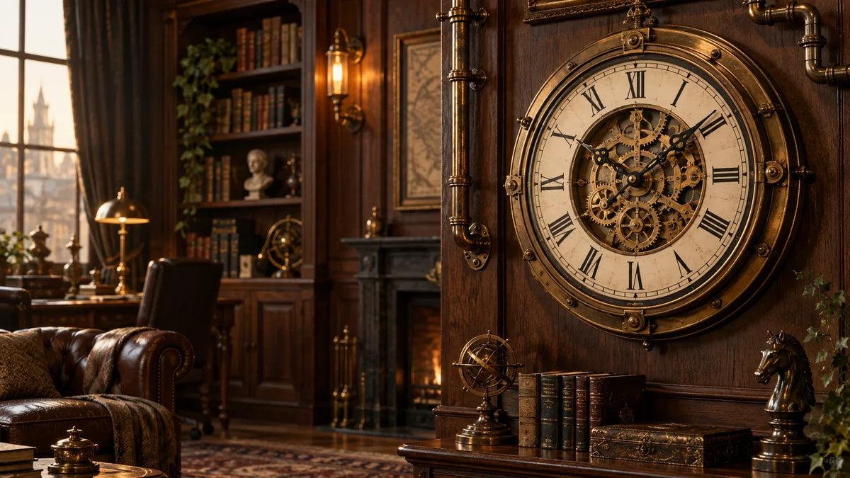 Bannière de la collection Steampunk Clocks – Steampunk Factory