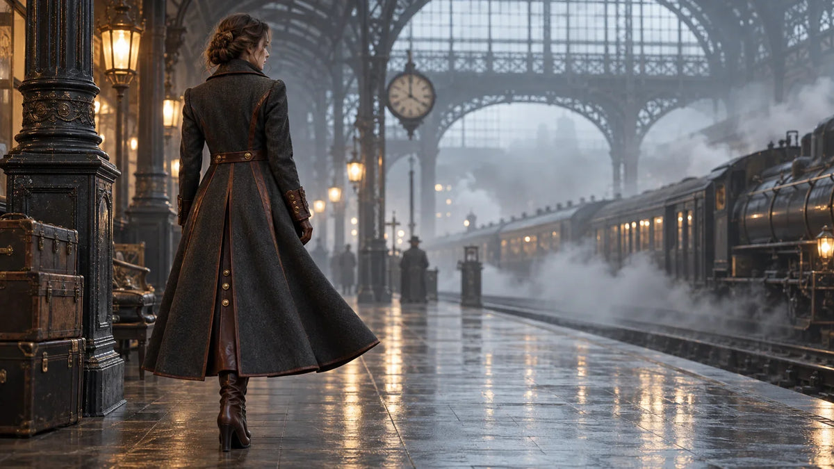 Bannière de la collection Men's Steampunk Coats – Steampunk Factory