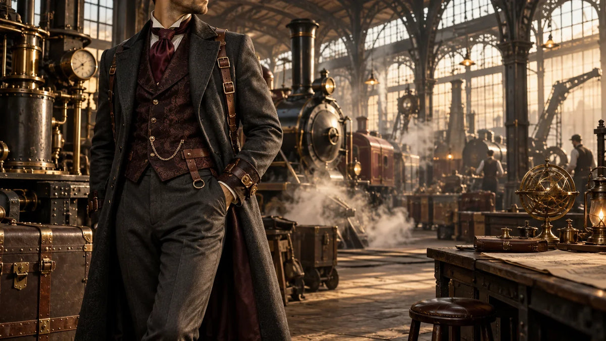 Bannière de la collection Men's Steampunk Clothing – Steampunk Factory