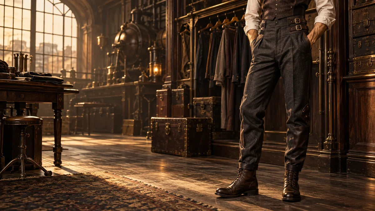 Bannière de la collection Men's Steampunk Pants – Steampunk Factory