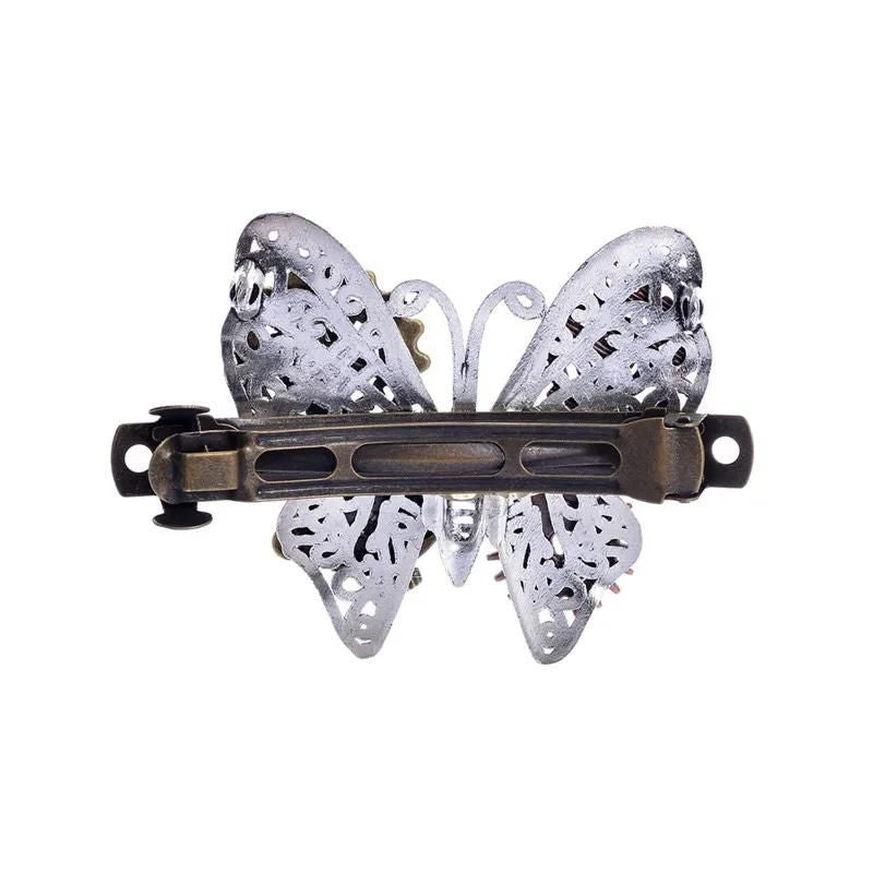 Accessoire capillaire steampunk en forme de barrette
