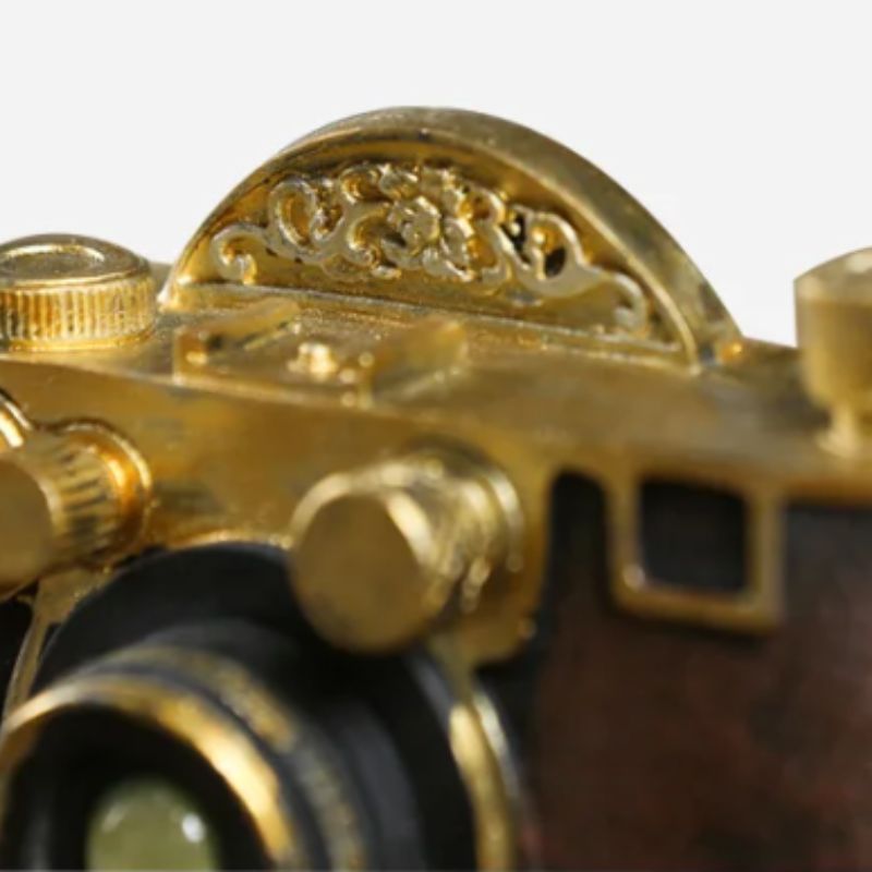 Accessoire décoratif vintage en forme d’appareil photo
