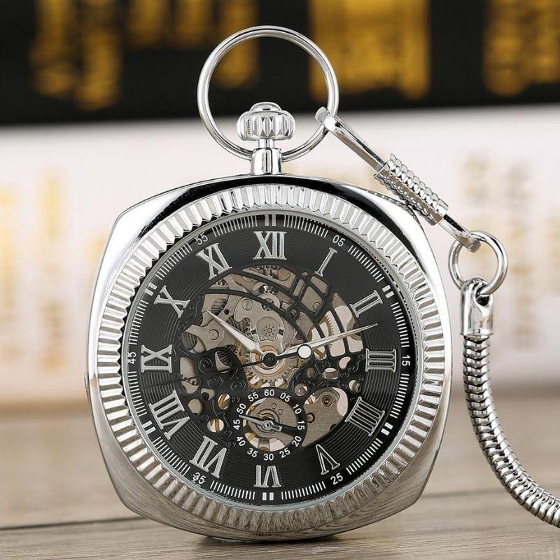Ancienne montre à gousset carrée