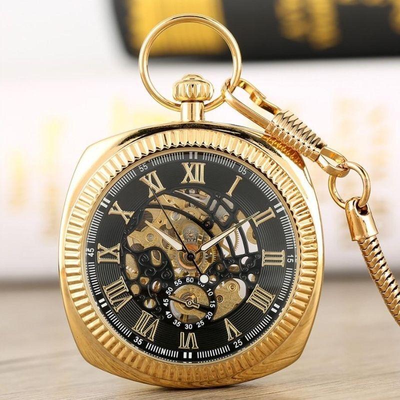 Ancienne montre carrée de poche