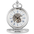 Ancienne montre steampunk à gousset argent