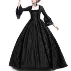 Ancienne robe victorienne de couleur noire