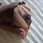 Anneau steampunk d’allure victorienne