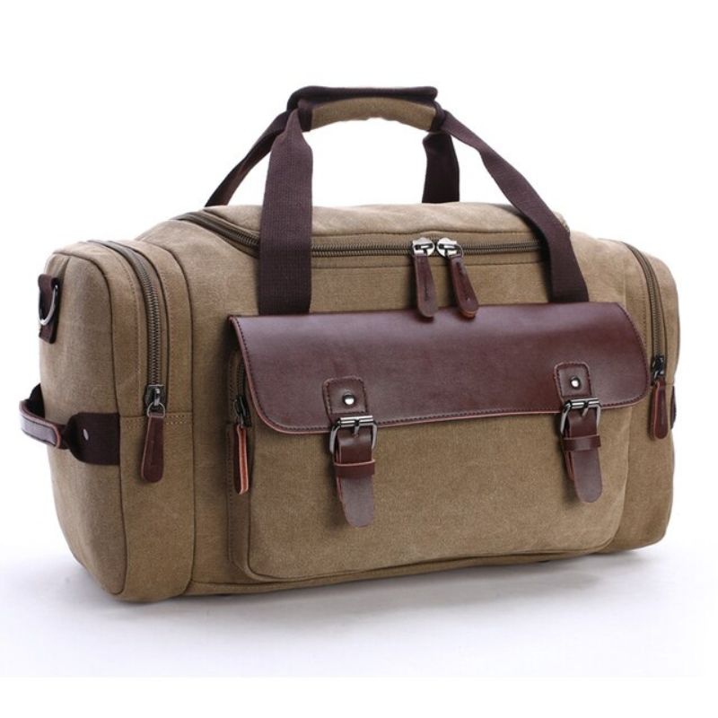 Bagage vintage en toile pour voyager