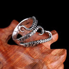 Bague steampunk inspirée du kraken