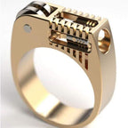 Bague steampunk ornée d’engrenages
