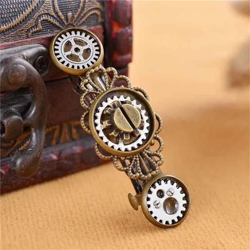 Barrette capillaire inspirée du steampunk