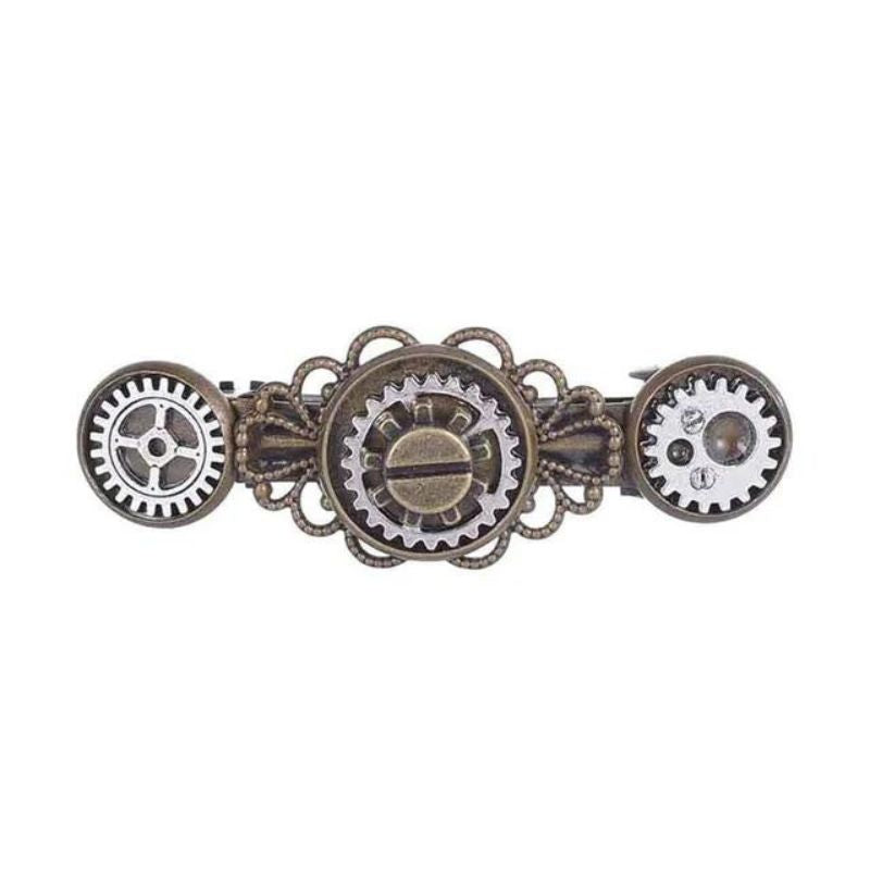 Barrette pour cheveux façon steampunk