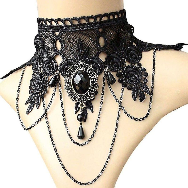 Bijou de cou gothique victorien