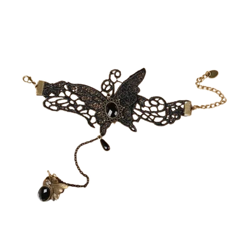 Bijou gothique bracelet et bague