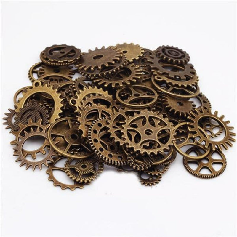 Bijoux à rouages de style steampunk
