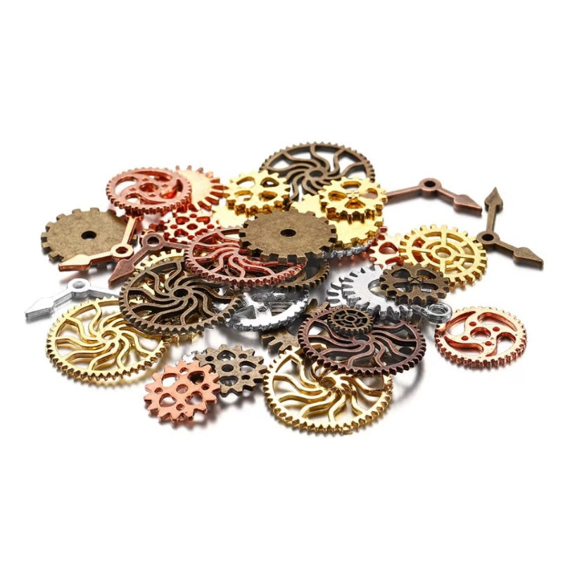 Bijoux avec engrenages steampunk