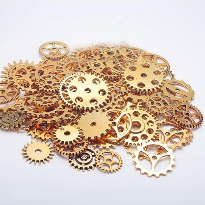 Bijoux avec rouages au style steampunk