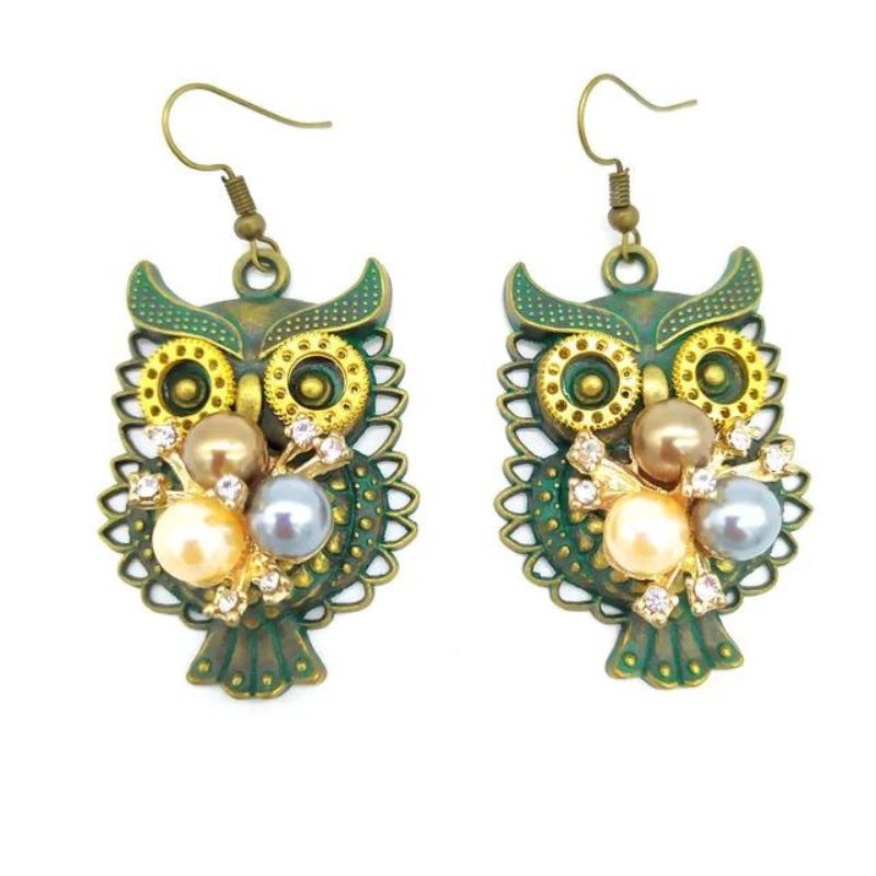 Bijoux d'oreilles pendants steampunk