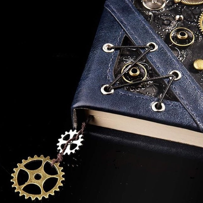 Bloc-notes au design steampunk