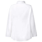 Blouse à col volanté de style victorien pour femme