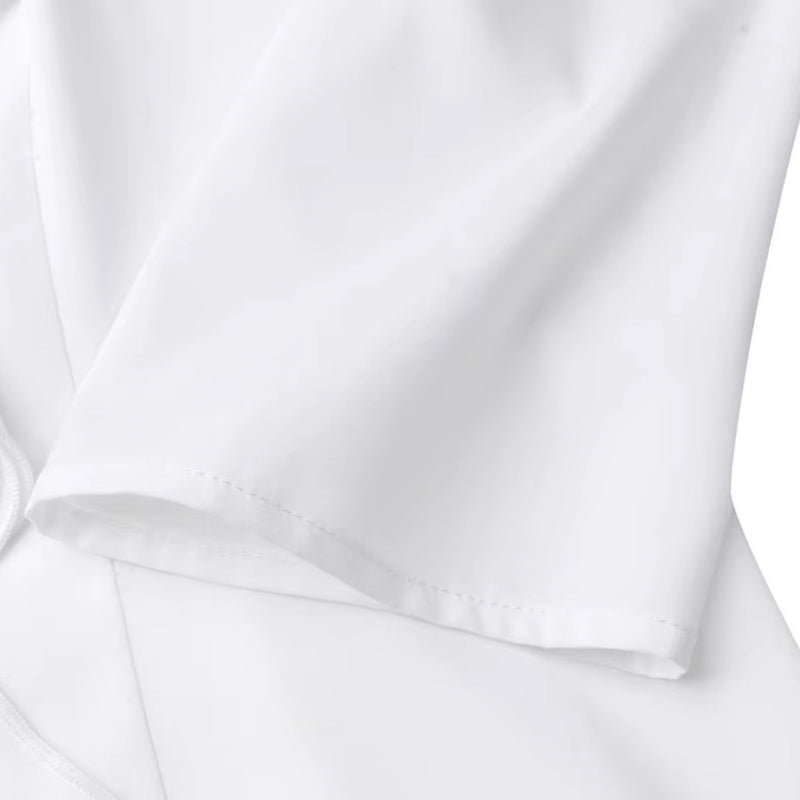 Blouse femme à col volanté d’inspiration victorienne
