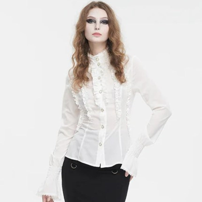 Blouse femme de style victorien