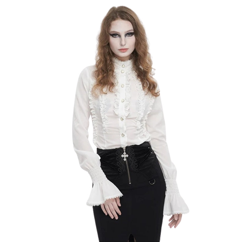 Blouse style victorien pour femme