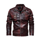 Blouson en simili PU façon motard