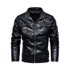 Blouson motard en simili PU