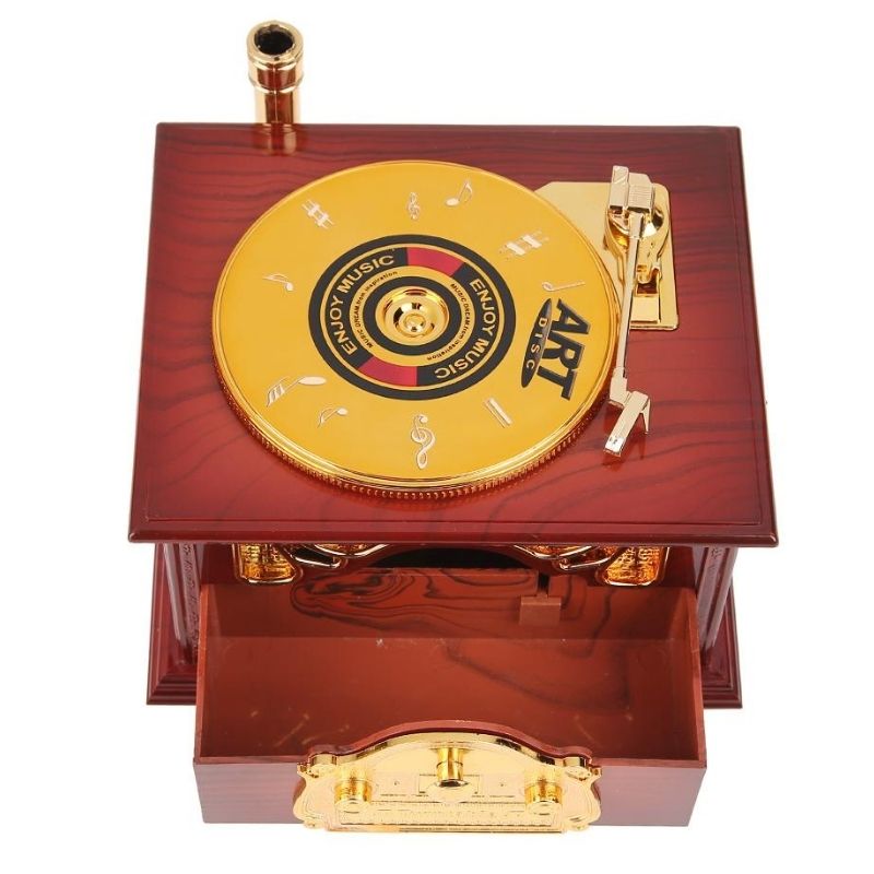 Boîte musicale d’esthétique vintage