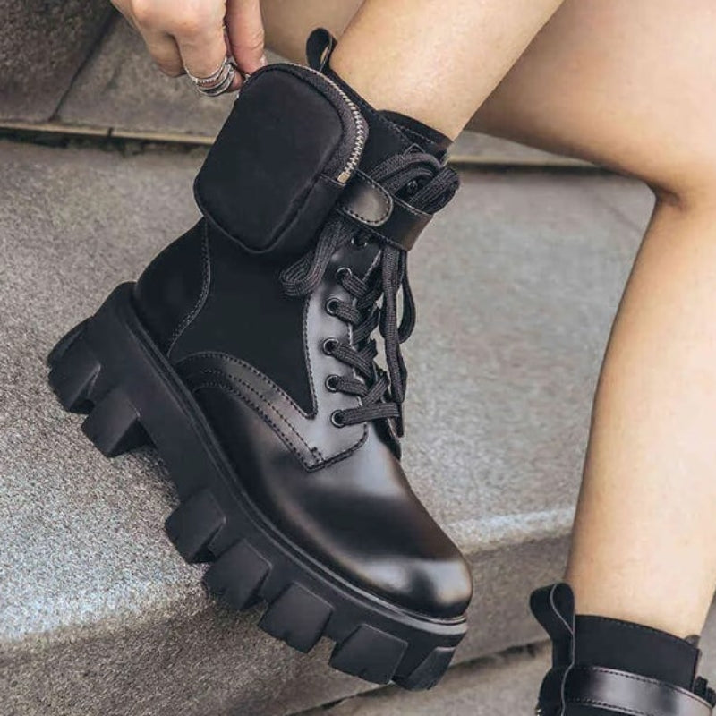 Boots punk pour femme
