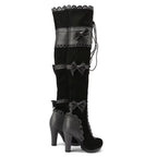 Bottes à dentelle esprit steampunk