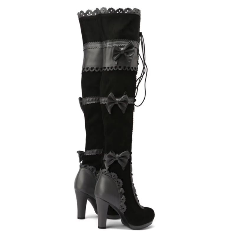 Bottes à dentelle esprit steampunk