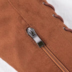 Bottes à lacets hautes pour femme