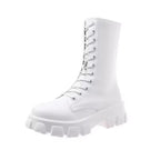 Bottes à semelle crantée et plateforme