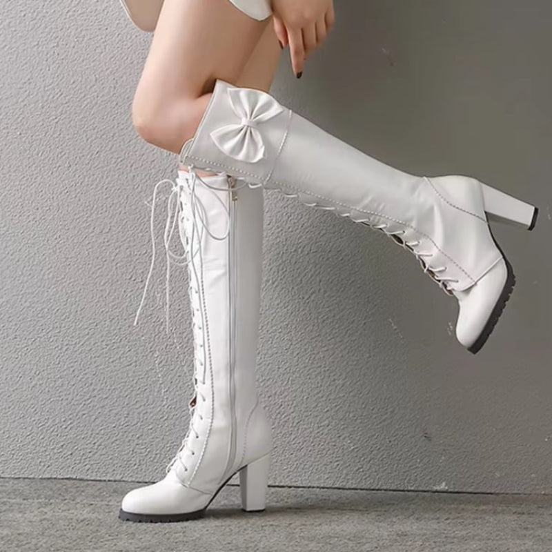 Bottes au look victorien