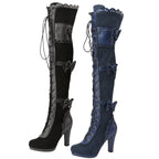 Bottes avec dentelle d'inspiration steampunk