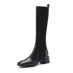 Bottes chaussettes de couleur noire