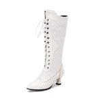 Bottes d'inspiration victorienne steampunk