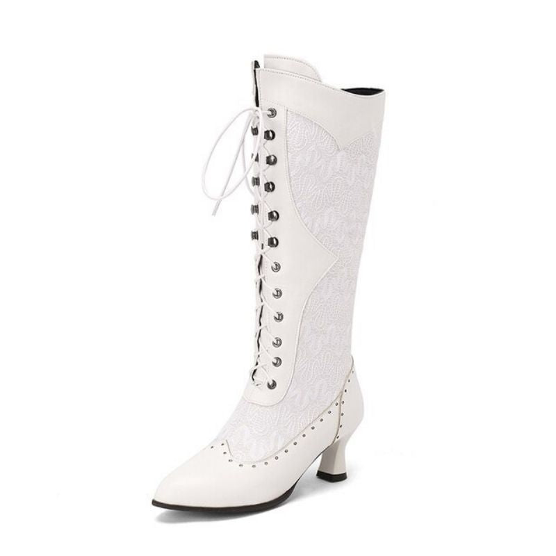 Bottes d'inspiration victorienne steampunk