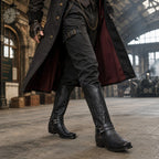 Bottes de style cowboy pour homme