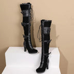 Bottes en dentelle esprit steampunk