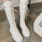 Bottes féminines blanches