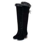 Bottes fourrées esprit steampunk