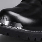 Bottes hautes au style steampunk