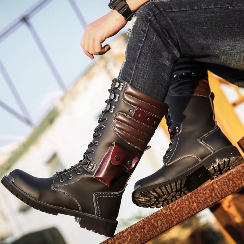 Bottes homme de style steampunk