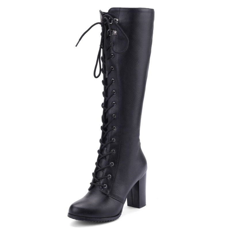 Bottes rétro de couleur noire